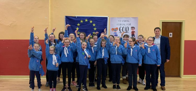 Local MEP meets Ballybay Girl Guides Local MEP meets Ballybay Girl Guides